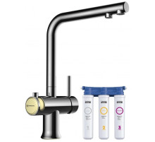 Смеситель для кухни с фильтром Omoikiri Hotaru-CH-BE хром/бежевый 4994052 + H851P00