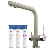 Смеситель для кухни с фильтром Omoikiri Nagano-SA бежевый 4994055 + H851P00