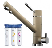 Смеситель для кухни с фильтром Omoikiri Tonami-CH шампань 4994083 + H851P00