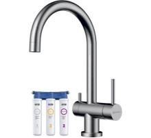 Смеситель для кухни с фильтром Omoikiri Yamada-BN нержавеющая сталь 4994225 + H851P00