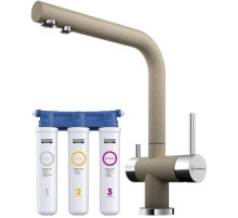 Смеситель для кухни с фильтром Omoikiri Nagano-CA карамель 4994217 + H851P00