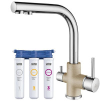 Смеситель для кухни с фильтром Paulmark Essen Es213011-QUCR + H851P00