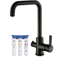 Смеситель для кухни с фильтром Paulmark Logas LO213021-GM + H851P00