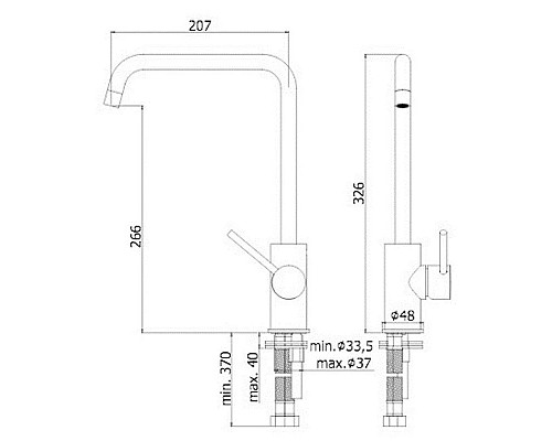 Заказать Смеситель для кухни Paffoni Light LIG980CR в магазине сантехники Santeh-Crystal.ru