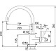 Купить Смеситель для кухни Franke Lina XL 115.0626.025 в магазине сантехники Santeh-Crystal.ru