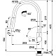 Приобрести Смеситель для кухни Franke Pescara L Slide-In 115.0538.940 в магазине сантехники Santeh-Crystal.ru