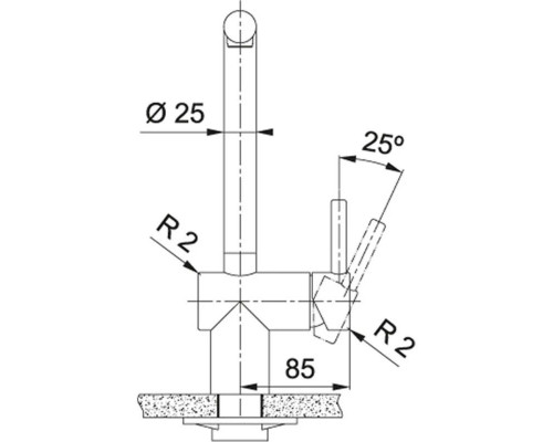 Приобрести Смеситель для кухни Franke Atlas Neo 115.0550.424 в магазине сантехники Santeh-Crystal.ru