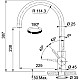 Заказать Смеситель для кухни Franke Eos Neo 115.0590.044 в магазине сантехники Santeh-Crystal.ru