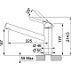 Купить Смеситель для кухни Franke Orbit 115.0623.056 в магазине сантехники Santeh-Crystal.ru