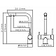 Приобрести Смеситель для кухни с подключением к фильтру WasserKRAFT A8357 в магазине сантехники Santeh-Crystal.ru