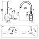 Заказать Смеситель для кухни с подключением к фильтру Omoikiri Shinagawa 2 Plus-GR 4994406 в магазине сантехники Santeh-Crystal.ru