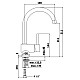 Купить Смеситель для кухни Paffoni Stick SK180CR в магазине сантехники Santeh-Crystal.ru