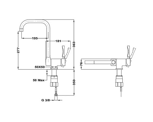 Заказать Смеситель для кухни Teka MTP 984 116030000 в магазине сантехники Santeh-Crystal.ru