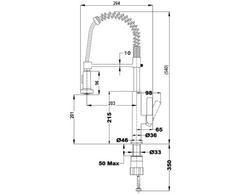 Купить Смеситель для кухни Teka FOT 939 116010002 в магазине сантехники Santeh-Crystal.ru