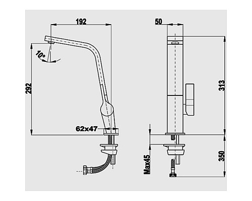 Купить Смеситель для кухни Teka ICC 915 116030005 в магазине сантехники Santeh-Crystal.ru