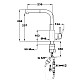 Купить Смеситель для кухни Teka ARN 938 116020002 в магазине сантехники Santeh-Crystal.ru