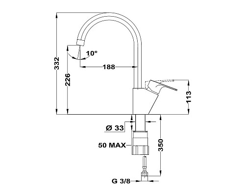 Заказать Смеситель для кухни Teka MTP 995 116030001 в магазине сантехники Santeh-Crystal.ru