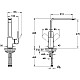 Заказать Смеситель для кухни VitrA Root Square A4275336EXP в магазине сантехники Santeh-Crystal.ru