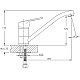 Заказать Смеситель для кухни Haiba HB4216-K в магазине сантехники Santeh-Crystal.ru