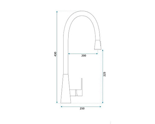 Заказать Смеситель для кухни Rea Mild REA-B9144 в магазине сантехники Santeh-Crystal.ru