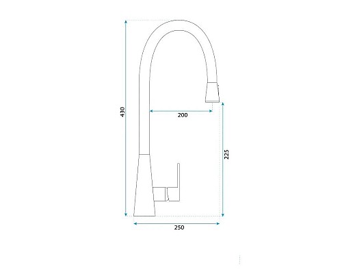 Приобрести Смеситель для кухни Rea Mild REA-B4800 в магазине сантехники Santeh-Crystal.ru