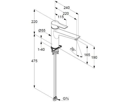 Купить Смеситель для кухни Kludi Mix 329050575 в магазине сантехники Santeh-Crystal.ru