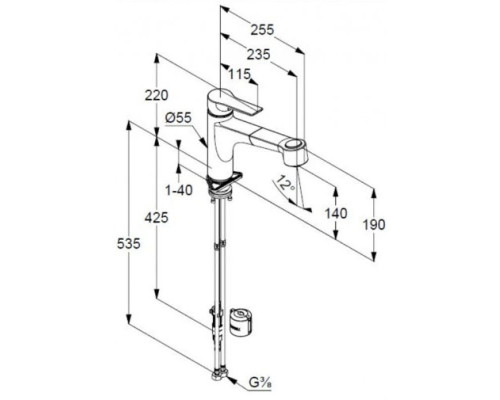 Заказать Смеситель для кухни Kludi Mix 329410562 в магазине сантехники Santeh-Crystal.ru