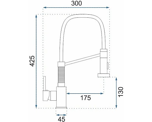 Купить Смеситель для кухни Rea Spring REA-B4806 в магазине сантехники Santeh-Crystal.ru