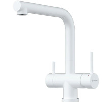 Смеситель для кухни с подключением к фильтру Omoikiri Takamatsu-S-PW белый матовый 4994357