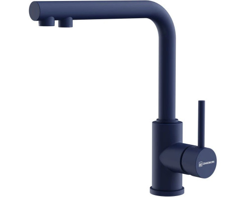 Купить Смеситель для кухни с подключением к фильтру Omoikiri Nakagawa 2 Plus-IB indigo blue 4994444 в магазине сантехники Santeh-Crystal.ru