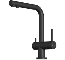 Смеситель для кухни с подключением к фильтру Omoikiri Nagano-P-BL черный 4974047