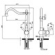 Заказать Смеситель для кухни с подключением к фильтру Paulmark Retro Re213226-GM в магазине сантехники Santeh-Crystal.ru