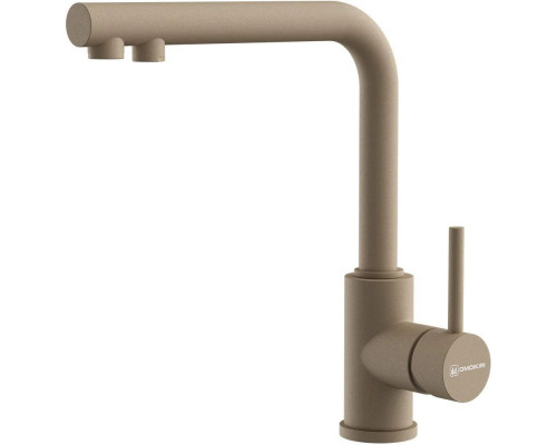 Купить Смеситель для кухни с подключением к фильтру Omoikiri Nakagawa 2 Plus-CA карамель 4994422 в магазине сантехники Santeh-Crystal.ru