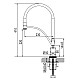 Приобрести Смеситель для кухни Rose R153Q в магазине сантехники Santeh-Crystal.ru