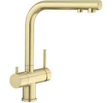 Смеситель для кухни с подключением к фильтру Blanco Fontas II золотой матовый 526782