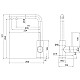 Заказать Смеситель для кухни с подключением к фильтру IDDIS Rule RULBLLFi05 в магазине сантехники Santeh-Crystal.ru