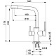 Купить Смеситель для кухни с подключением к фильтру Point серый PN3103AL в магазине сантехники Santeh-Crystal.ru