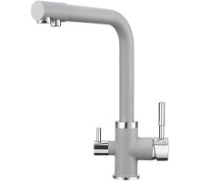 Смеситель для кухни с подключением к фильтру Point серый PN3103AL