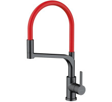 Смеситель для кухни с подключением к фильтру Omoikiri Sinto 2 Plus-GM-R вороненая сталь 4994467