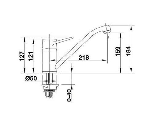 Купить Blanco Orion 512542 Смеситель для кухни в магазине сантехники Santeh-Crystal.ru