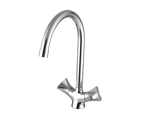 Заказать Смеситель для кухни c высоким поворотным изливом Lemark Plus Flame LM1005C в магазине сантехники Santeh-Crystal.ru