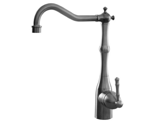 Заказать Смеситель для кухни из нержавеющей стали с поворотным изливом Lemark Expert LM5081S в магазине сантехники Santeh-Crystal.ru