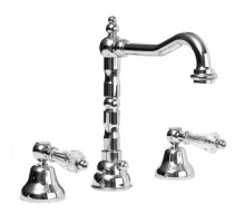 Смеситель для раковины хром, ручки Swarovski Cezares Diamond DIAMOND-BLS2-01-Sw