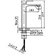 Смеситель для раковины AltroBagno Lamberto AltroBagnoLamberto010224GrMt оружейная сталь