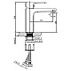 Смеситель для раковины AltroBagno Lamberto AltroBagnoLamberto0139GrMt оружейная сталь