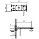 Смеситель для раковины AltroBagno Unione AltroBagnoUnione010508NeOp черный матовый