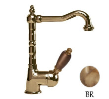 Смеситель для раковины бронза, ручка орех Cezares Elite ELITE-LSM2-02-Nc