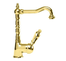 Смеситель для раковины золото 24 карат, ручка металл Cezares Elite ELITE-LSM2-03/24-M