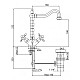 Приобрести Смеситель для раковины бронза Cezares Lord LORD-LS2-02 в магазине сантехники Santeh-Crystal.ru