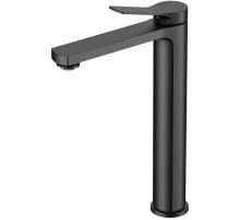 Смеситель для раковины Vincea Arco VBF-4AR02MB без донного клапана, черный матовый